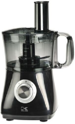 Kalorik HA 31535 Black 8-cup Food Processor with 7 attachments; 8-cup bowl capacity; Two speed rotary setting; 7 attachments including stainless steel grater, slicer, chopper and shredder discs; emulsifier/egg beater, dough maker, and citrus juicer; Removable stainless steel blades for easy cleaning; All detachable parts are dishwasher-safe; double safety protection; Powerful 500W motor for the toughest ingredients; UPC 877340002342 (HA31535 HA 31535)